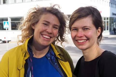 Johanna Linder och Sonja Leister